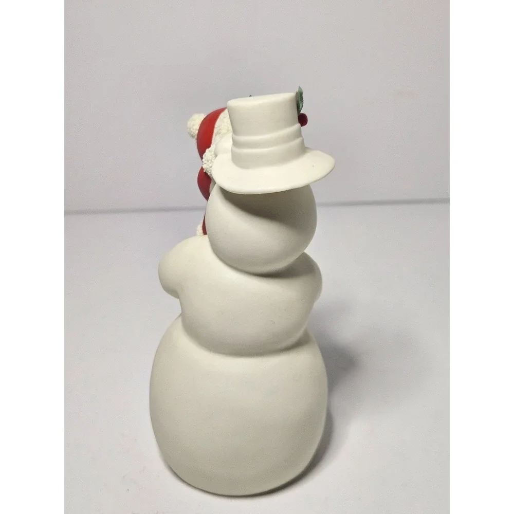 Vintage Dept 56 Babies on the Farm Dressing Up For The Holidays Snowman Figurine - Picture 3 of 7